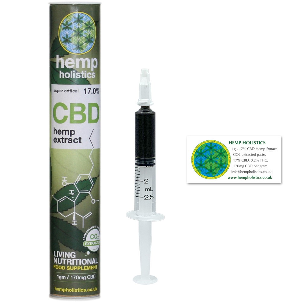 Hemp Holistics 17% CBD Hemp Extract – 1g - Image 2