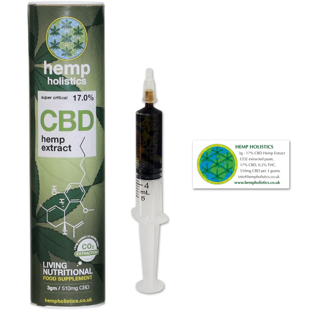 Hemp Holistics 17% CBD Hemp Extract – 3g - Image 2