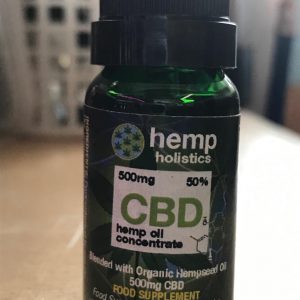 Hemp Holistics 50% CBD Oil Dropper 500mg CBD 10ml